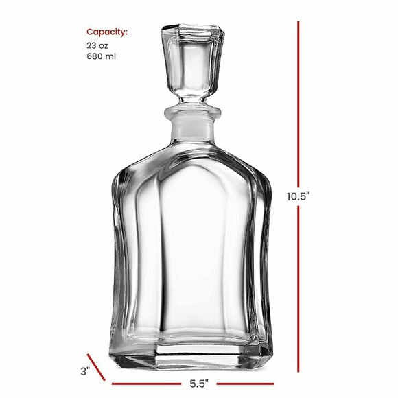Decanter lead-free glass - Picture 2 of 3